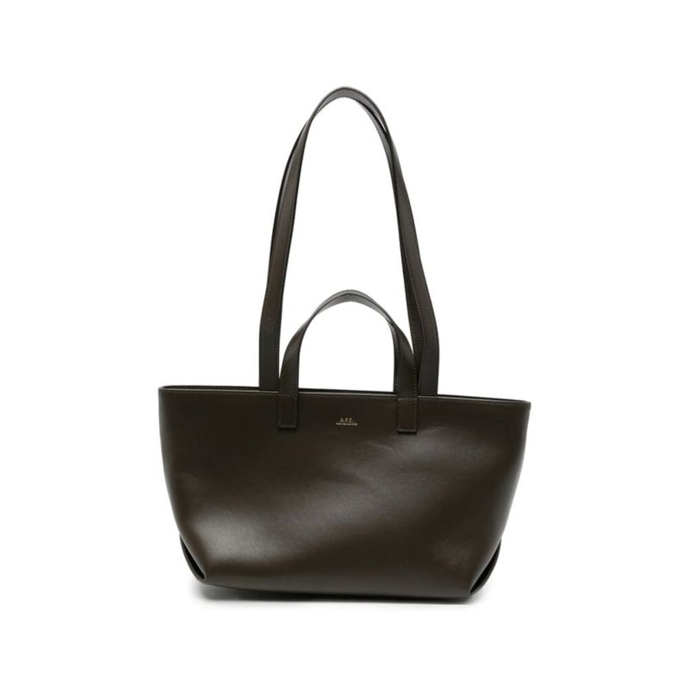 A.P.C. Brown Tote Bags Women